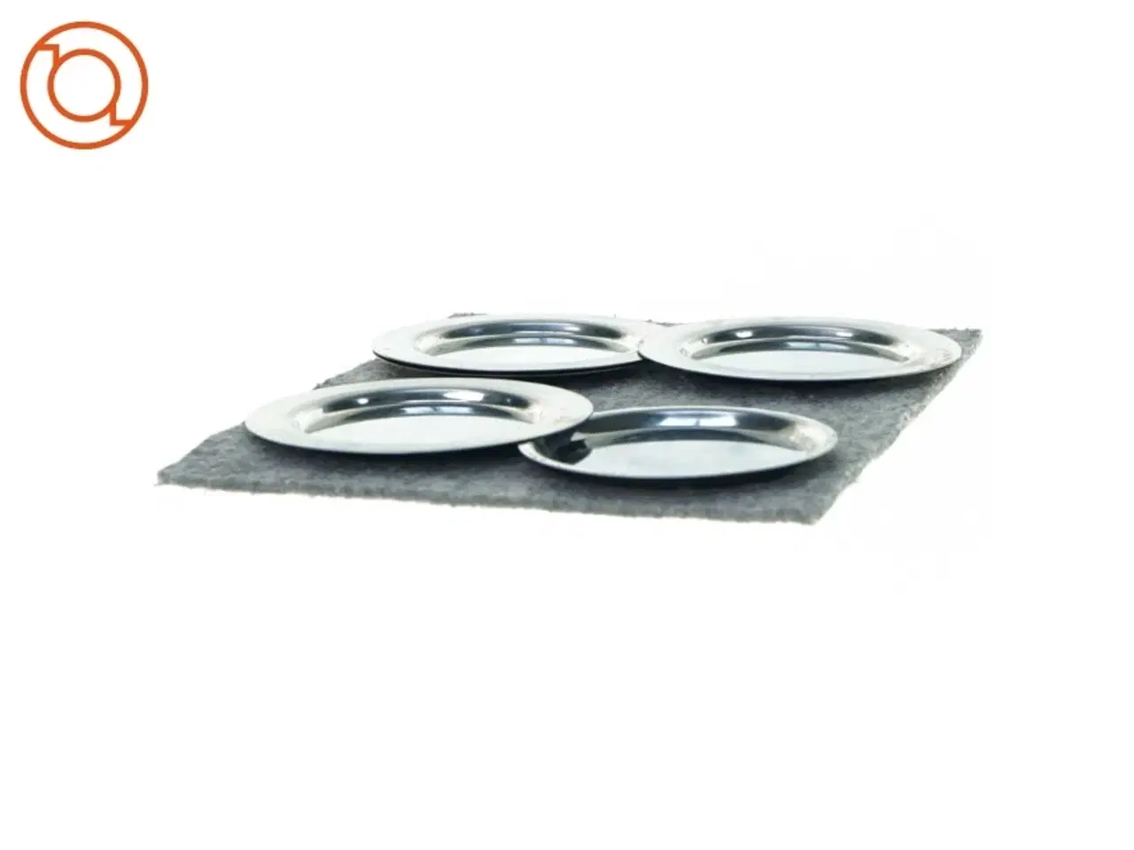 Billede 4 - 4 stk lyseholdere til bloklys (str. 10 cm)