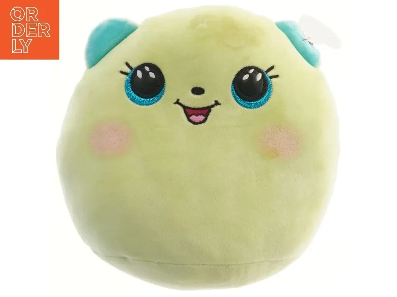 Billede 1 - Rund plysdyr med ansigt fra Ty (str. 24 cm)