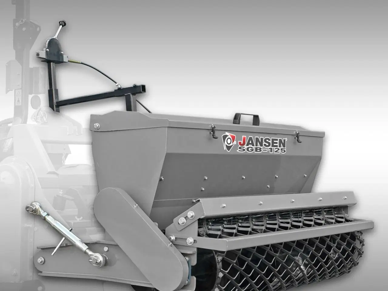 Billede 1 - NY Jansen SGB125 Såkasse til stennedlægningsfræser