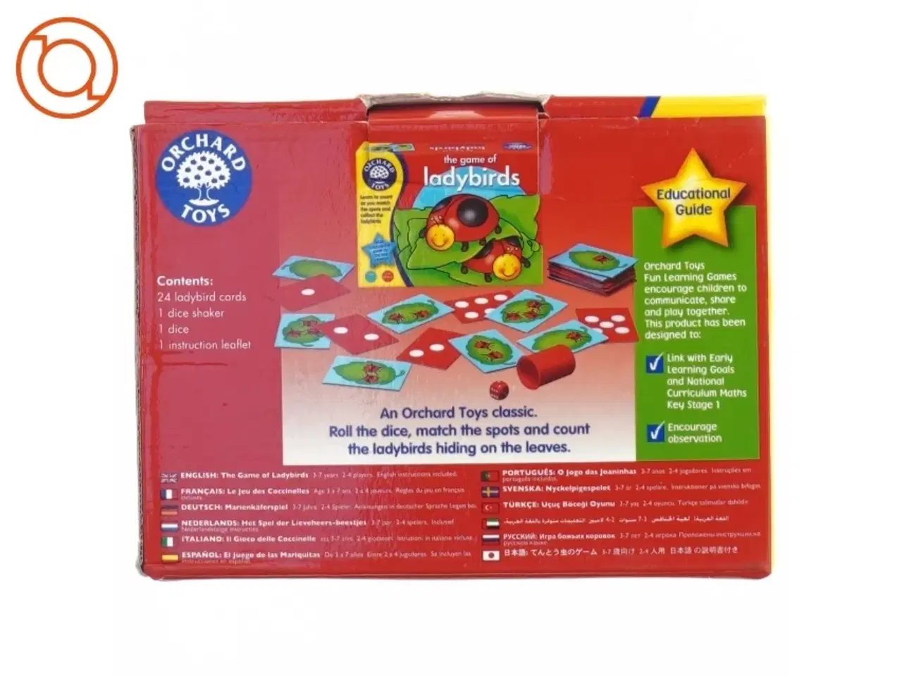 Billede 2 - The game of lady birds (Brætspil) fra Orchid Toys (str. 20 x 14 cm)