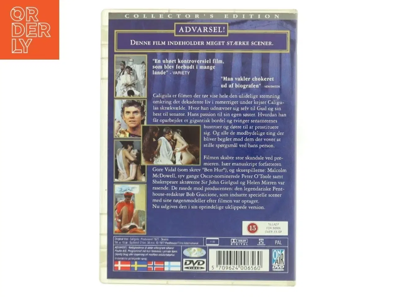 Billede 2 - Caligula - the Unrated Edition med Malcolm McDowell (DVD)