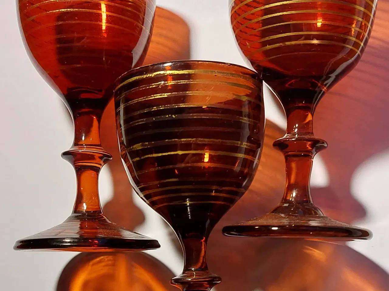 Billede 3 - RUBINRØDE GLAS - midten af 1800 tal  (samlet pris)