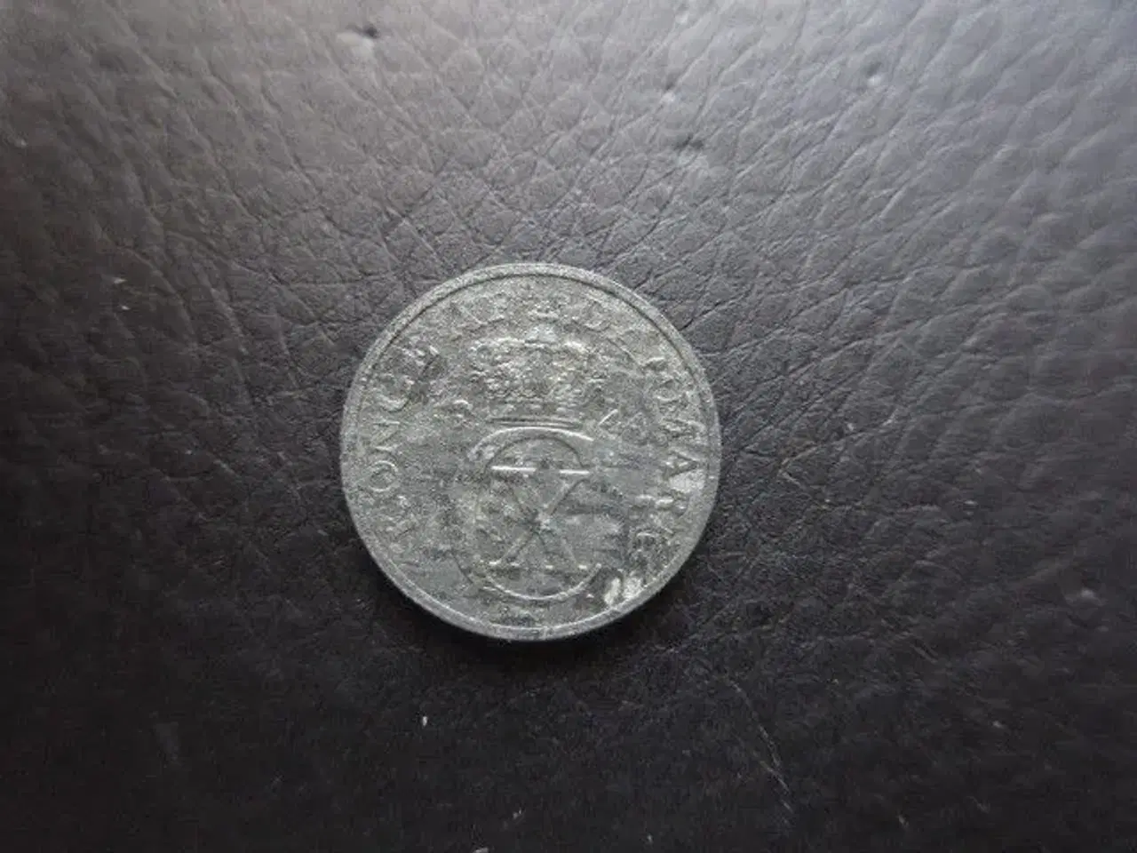 Billede 1 - 1 øre 1944 zink møntskær