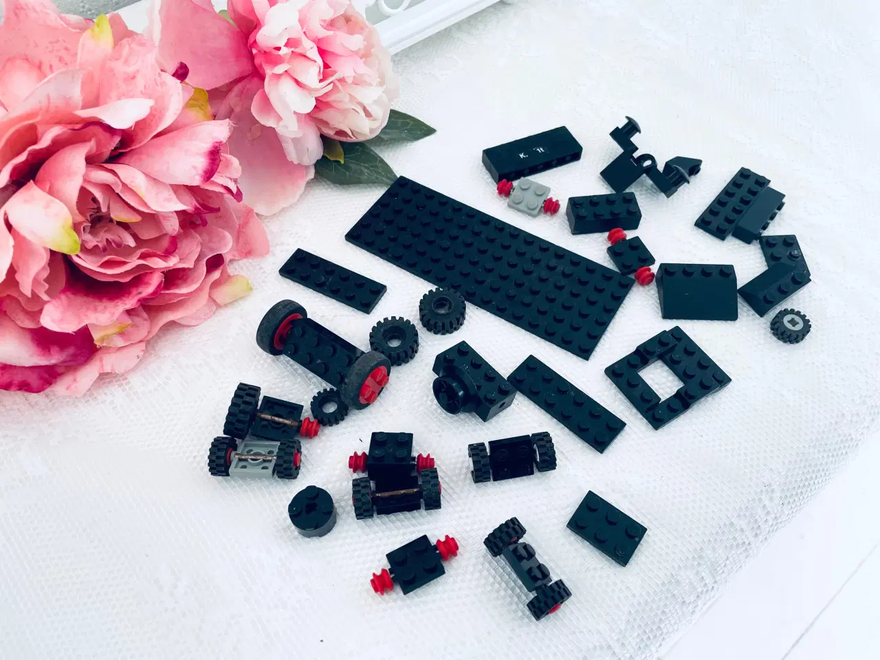 Billede 2 - Lego løsdele blandet sort 