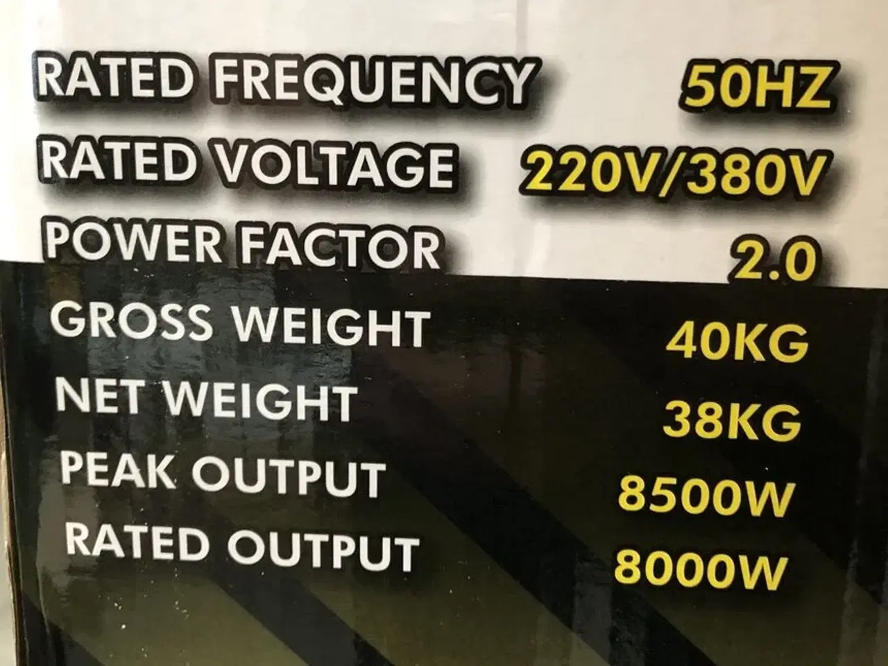 Billede 7 - DutchStahl DS9500W Benzindrevet Generator