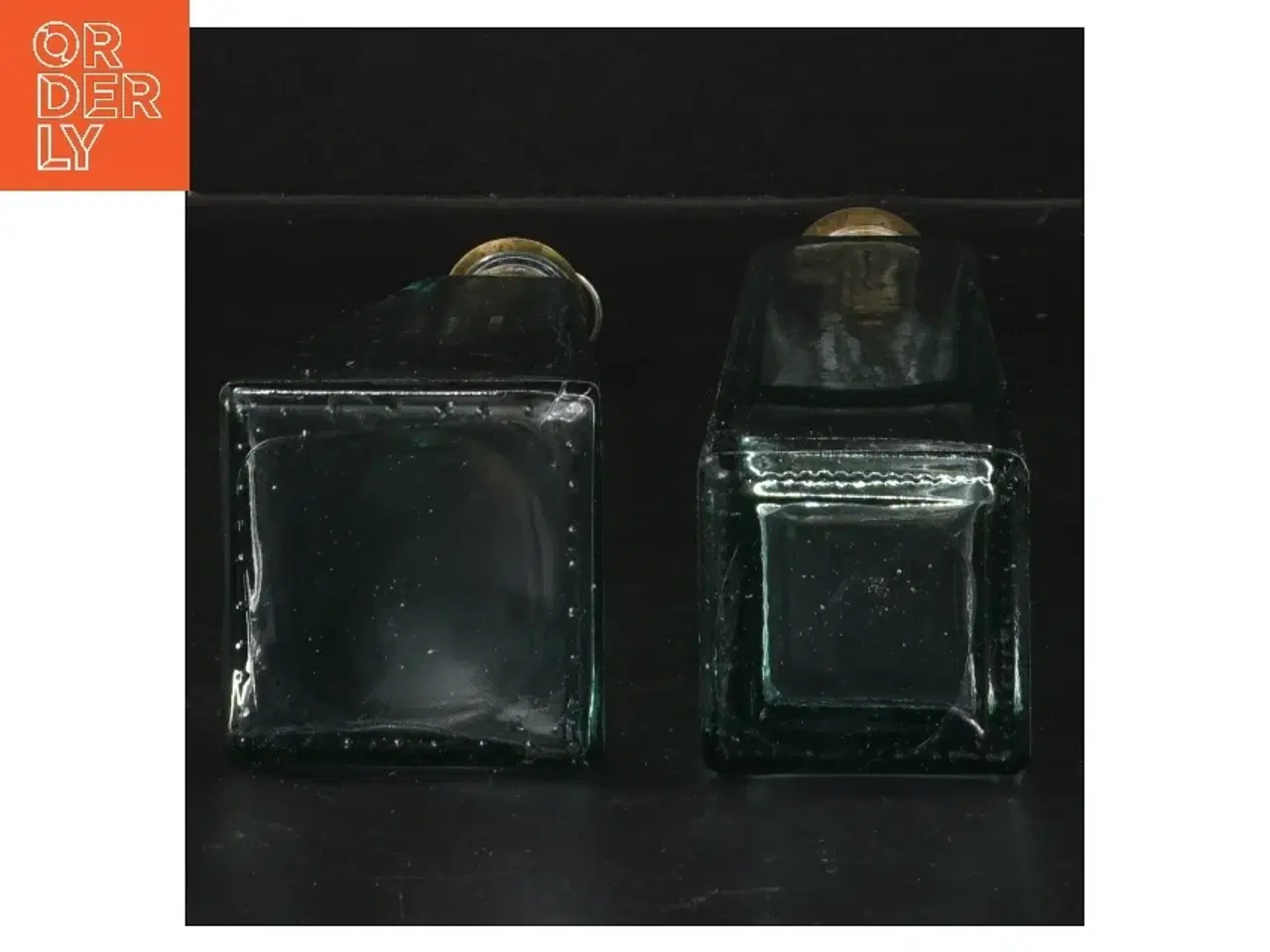 Billede 2 - Glasflasker med metalprop (str. 25 cm)