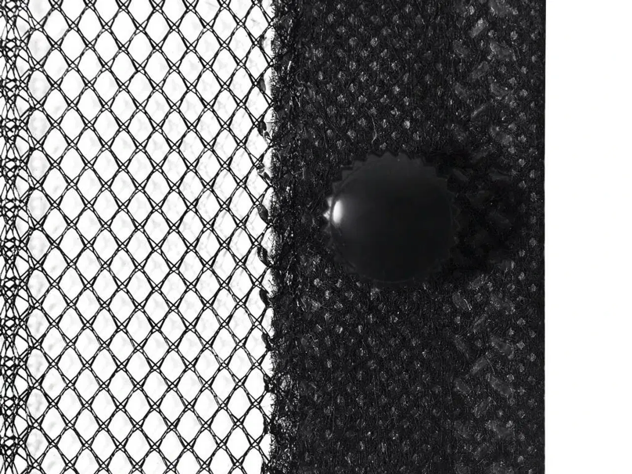Billede 4 - Dørgardin insektnet magnetisk 2 stk. 210 x 100 cm sort