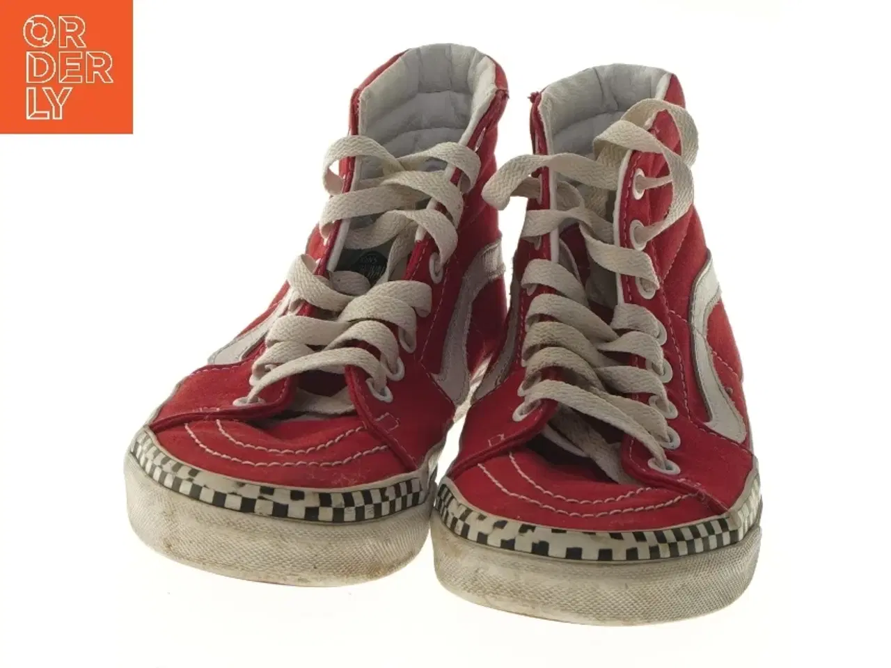Billede 4 - Røde Vans højtop sneakers fra Vans (str. 36 )