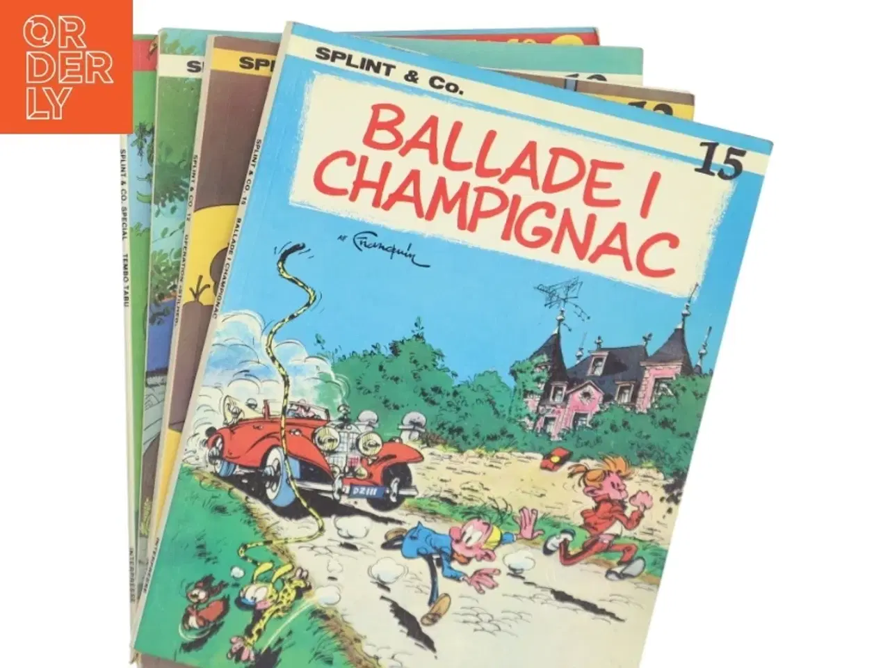 Billede 1 - 4 stk Splint & Co bl.a. Ballade i Champignac af Franquin (Bog)