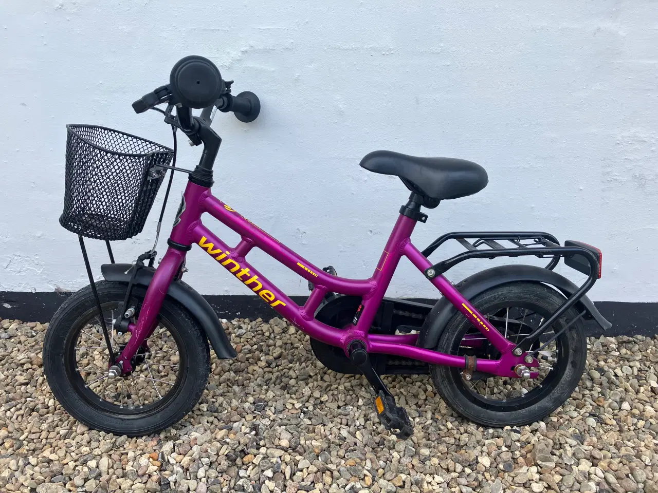 Billede 1 - Børnecykel Winther 150 12" - Lilla - støttehjul me
