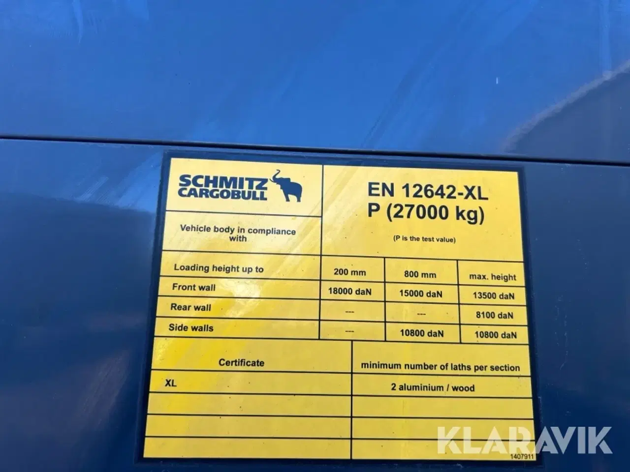 Billede 9 - Trailer Schmitz Cargobull 0,6LN, Scb S3