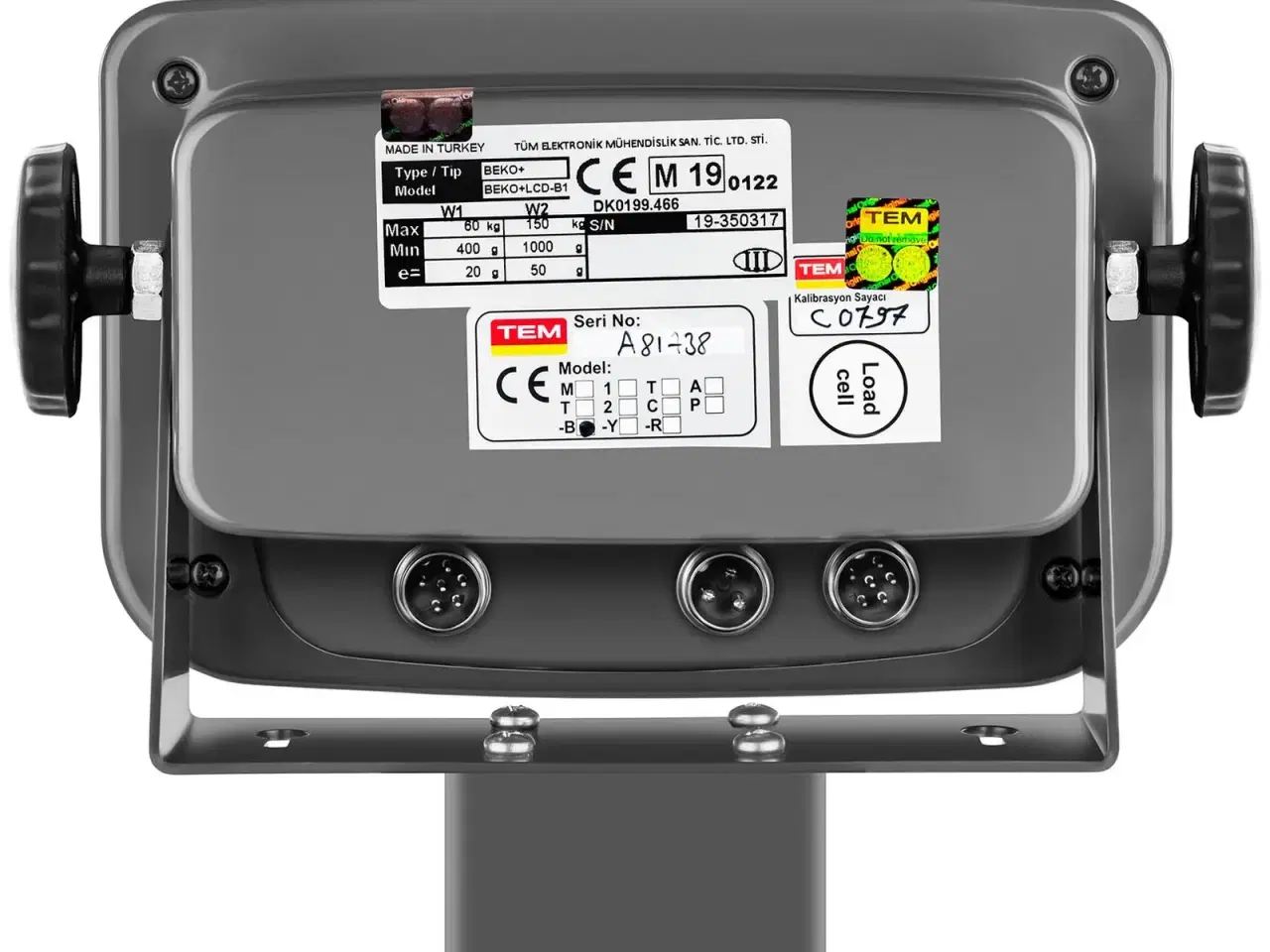 Billede 3 - Industrivægt – certificeret – 150 kg / 0,05 kg