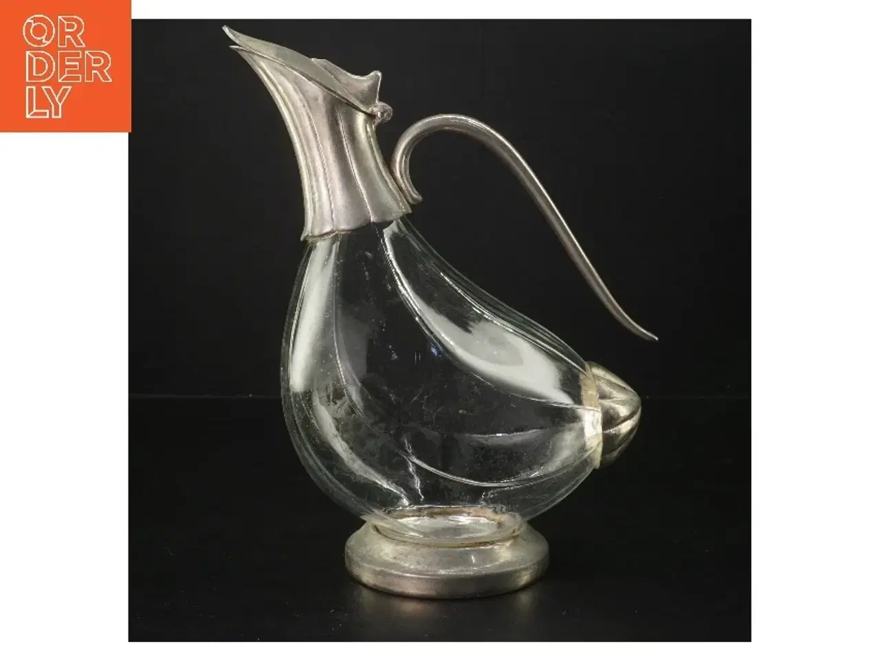 Billede 1 - Glaskande med metalhåndtag (str. 25,5 cm)