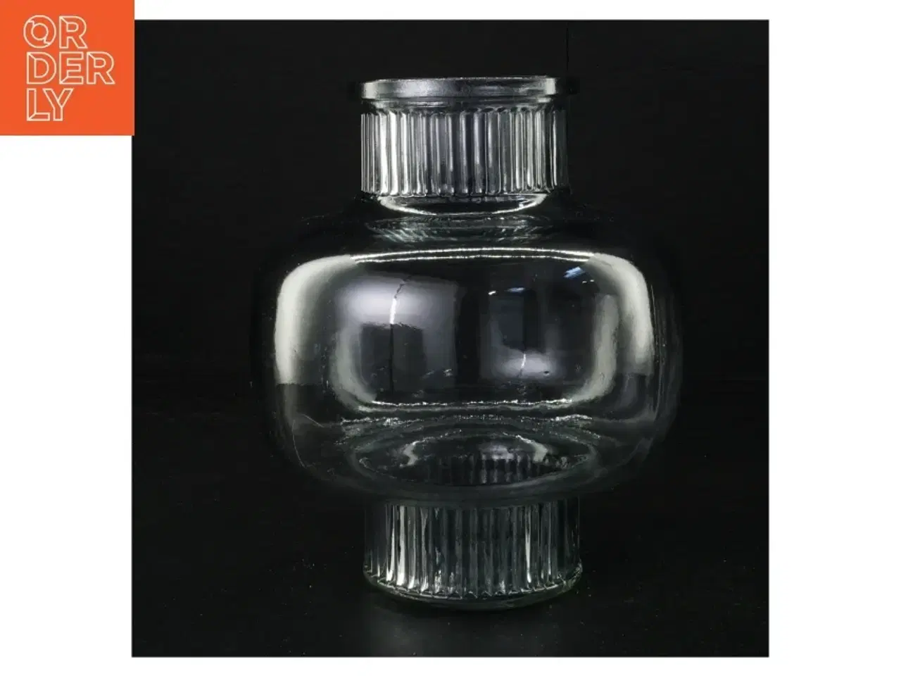 Billede 1 - Glasvase (str. 19 x 17 cm)