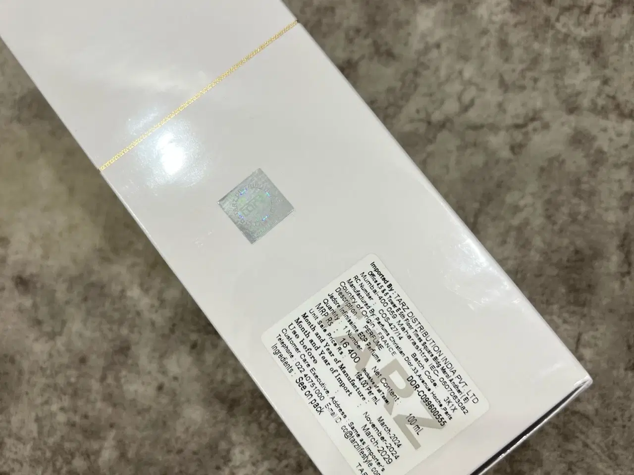 Billede 2 - UÅBNET, Jadore DIOR Parfume, 100 ml. ORIGINAL kvit