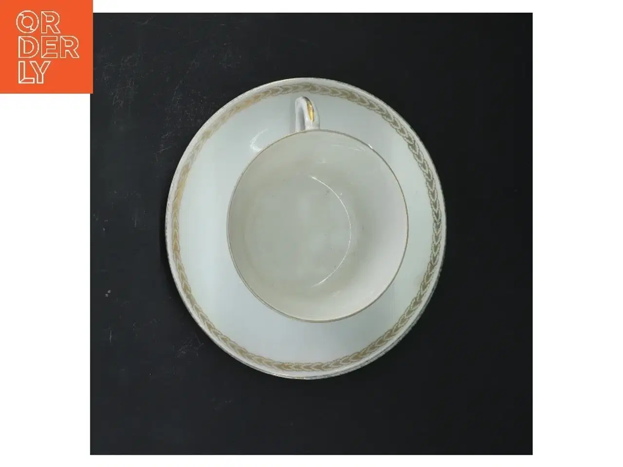 Billede 3 - Antik Porcelænskop med underkopper (str. Ø 13 og 8 cm)
