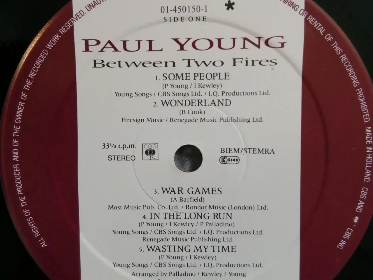 Billede 5 - Paul Young: Between Two Fires