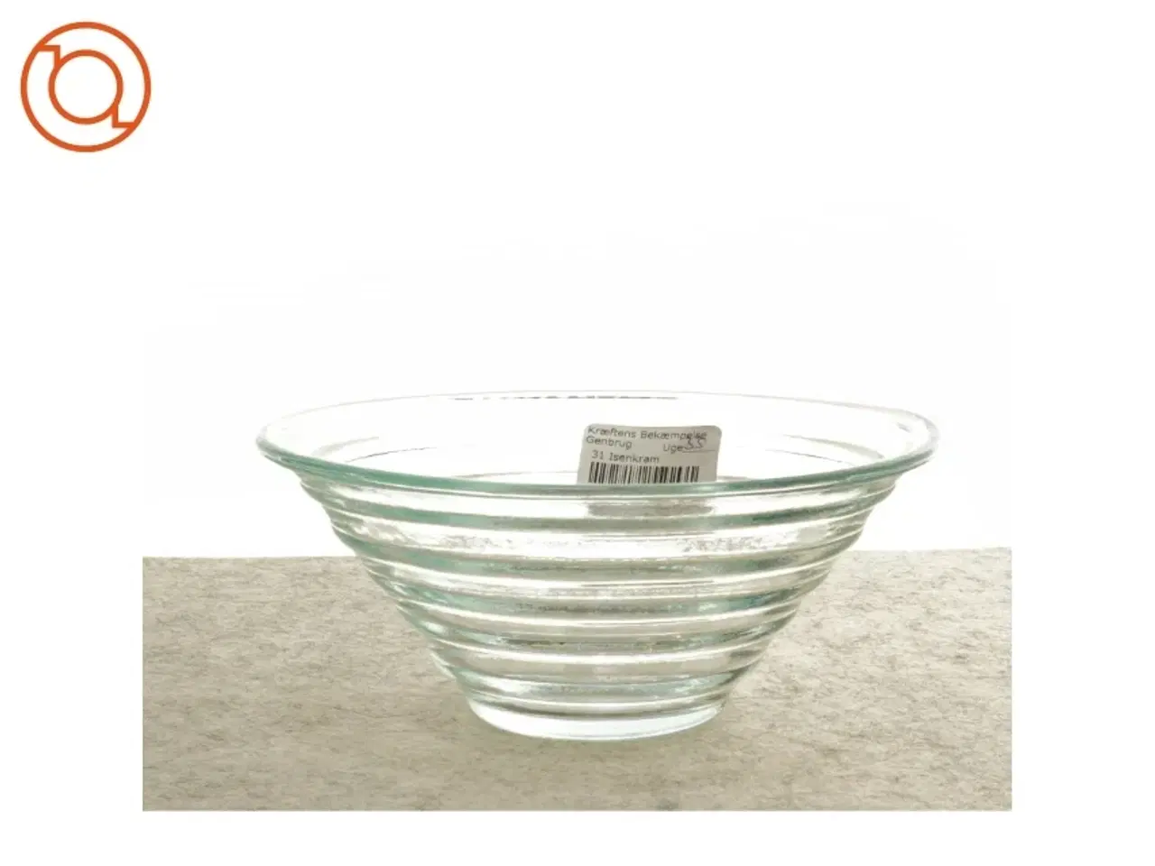 Billede 1 - Glasskål (str. 17 x 7 cm)