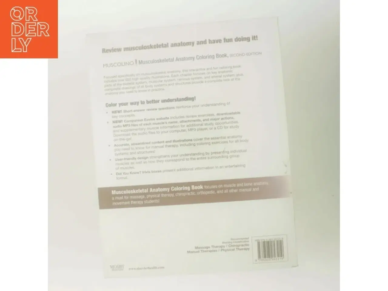 Billede 3 - Musculoskeletal Anatomy Coloring Book af Joseph E. Muscolino (Bog)