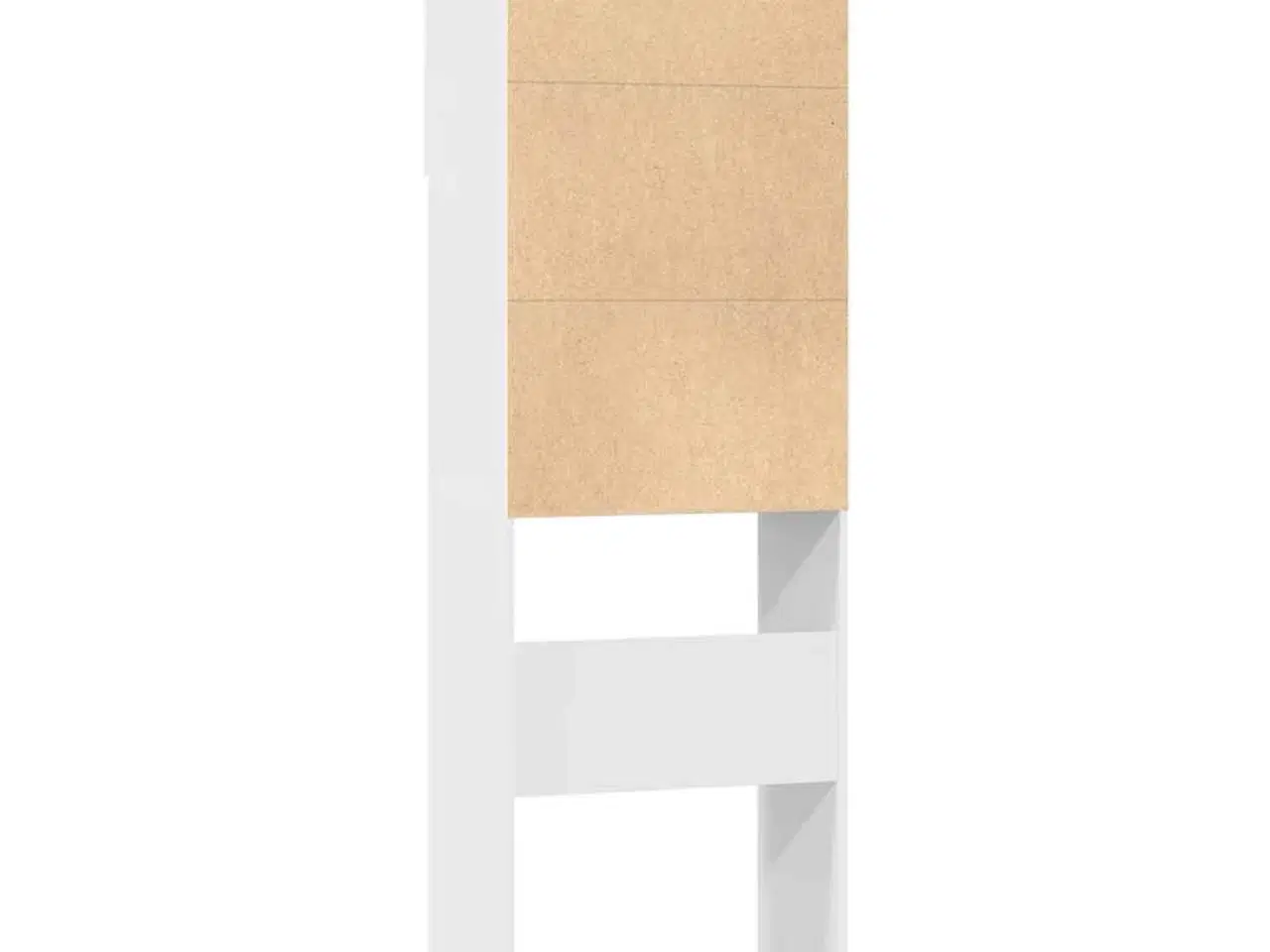 Billede 8 - Vaskemaskineskab 64x24x190 cm konstrueret træ hvid