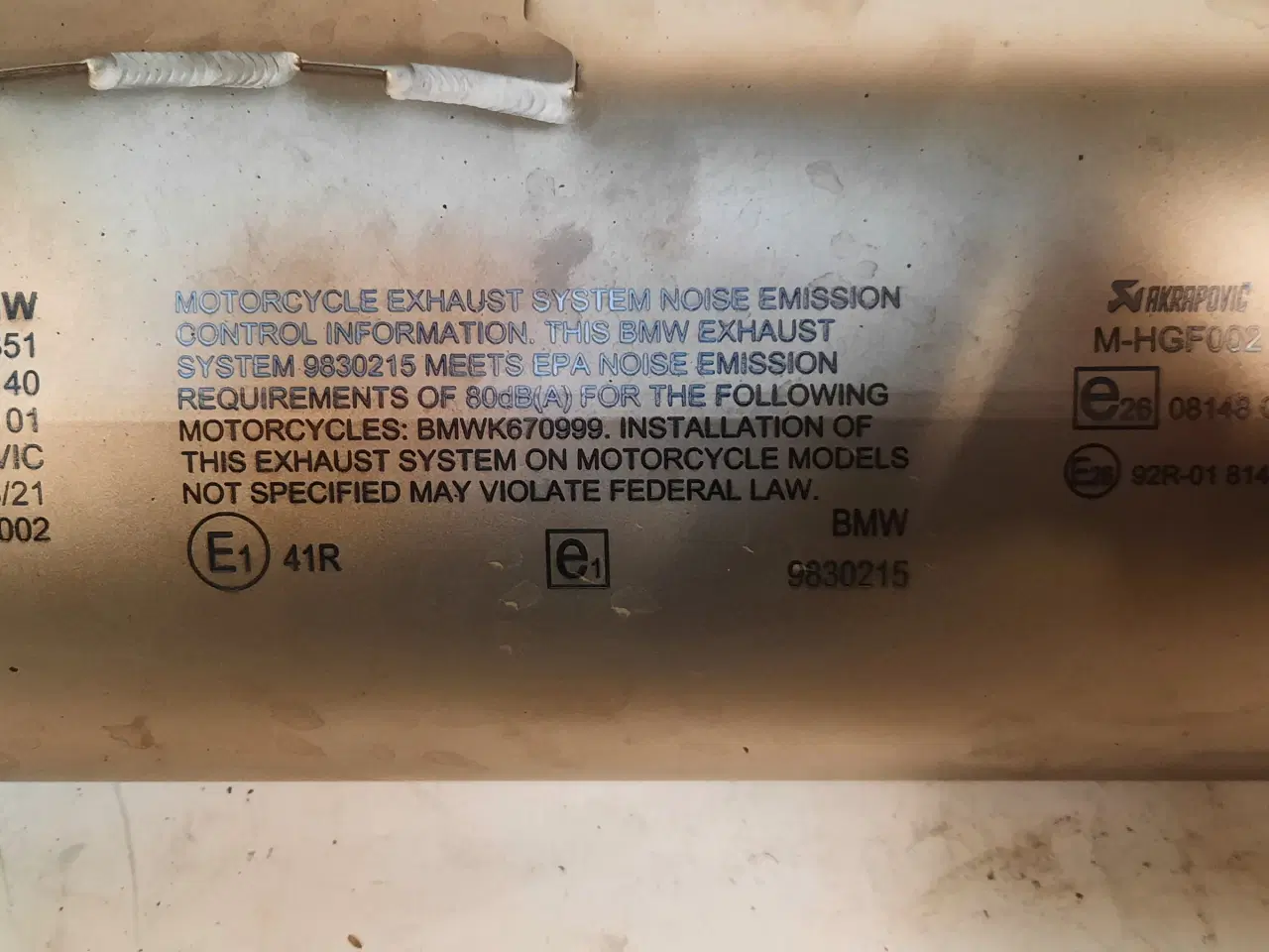 Billede 4 - BMW Akrapovic potte S1000XR 2019 -