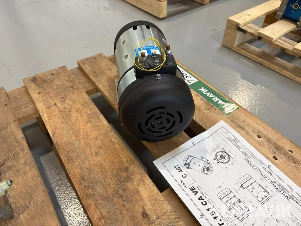 Billede 5 - El-motor Metalrota 151NA - 24 volt