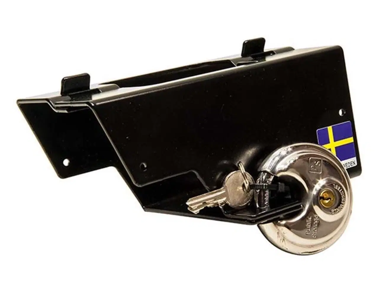 Billede 1 - Trailerlås Svensk design Boksmodel  70mm kvalitetslås