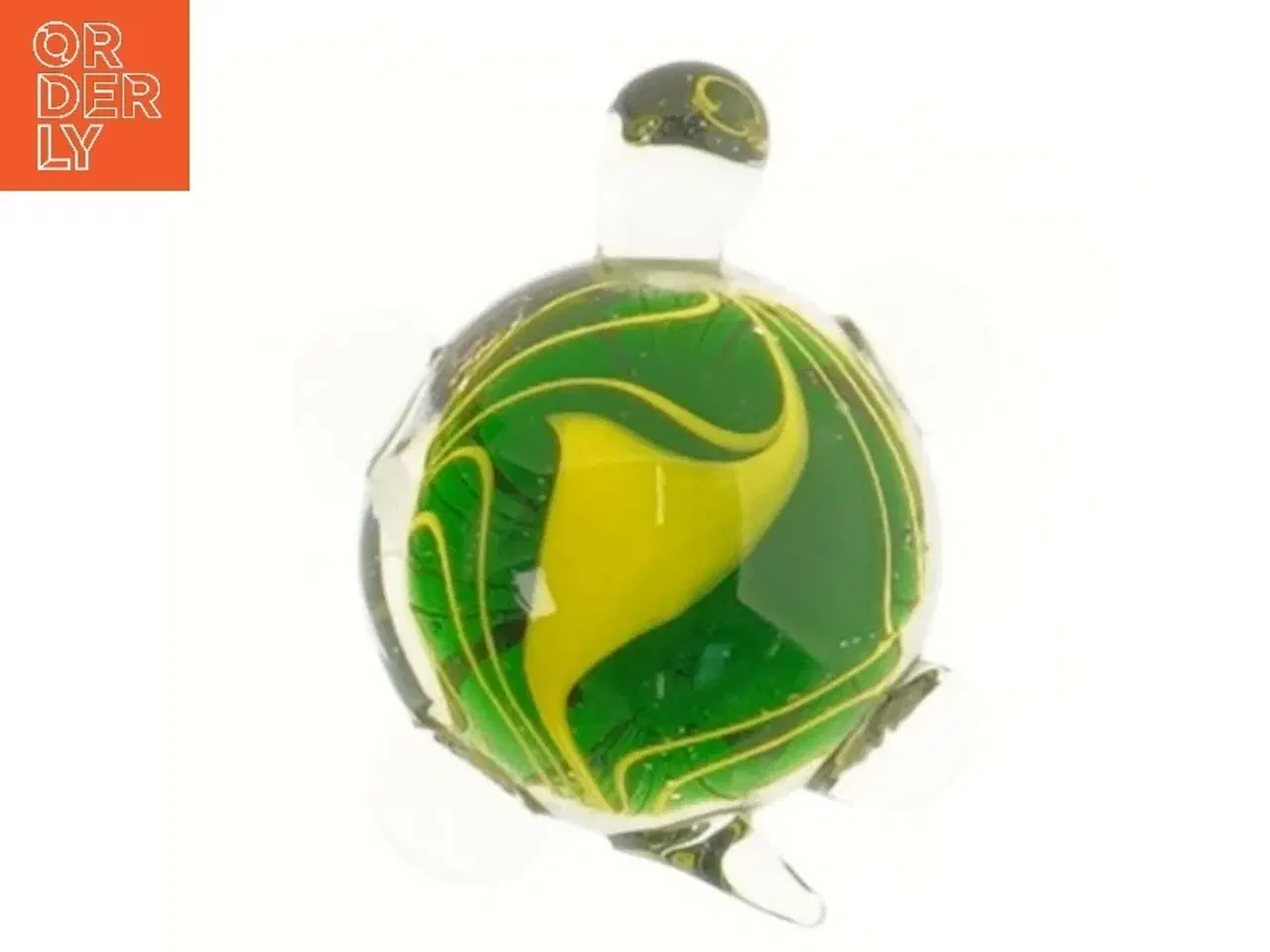 Billede 3 - Glasfigur skildpadde (str. Ø 7 cm)