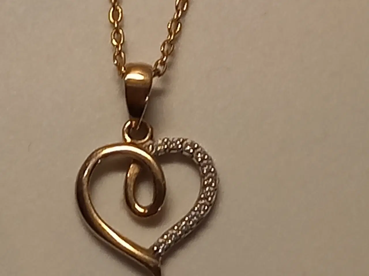 Billede 1 - Halskæde m. Vedhæng i guld