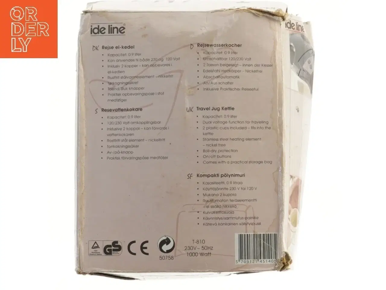 Billede 3 - Rejsekedel Ide Line Travel Mate fra Ide Line (str. 20x17 cm)