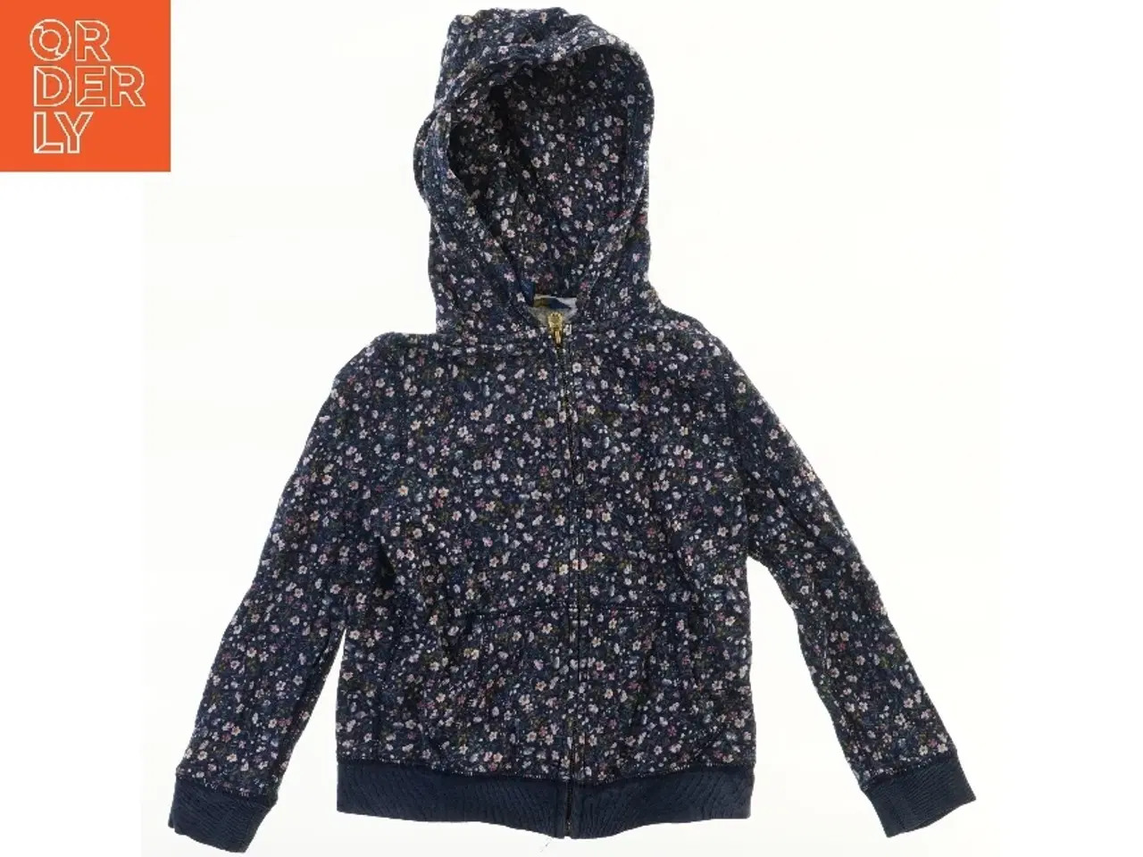 Billede 1 - Blomsterprint hættetrøje fra Ralph Lauren (str. 116)