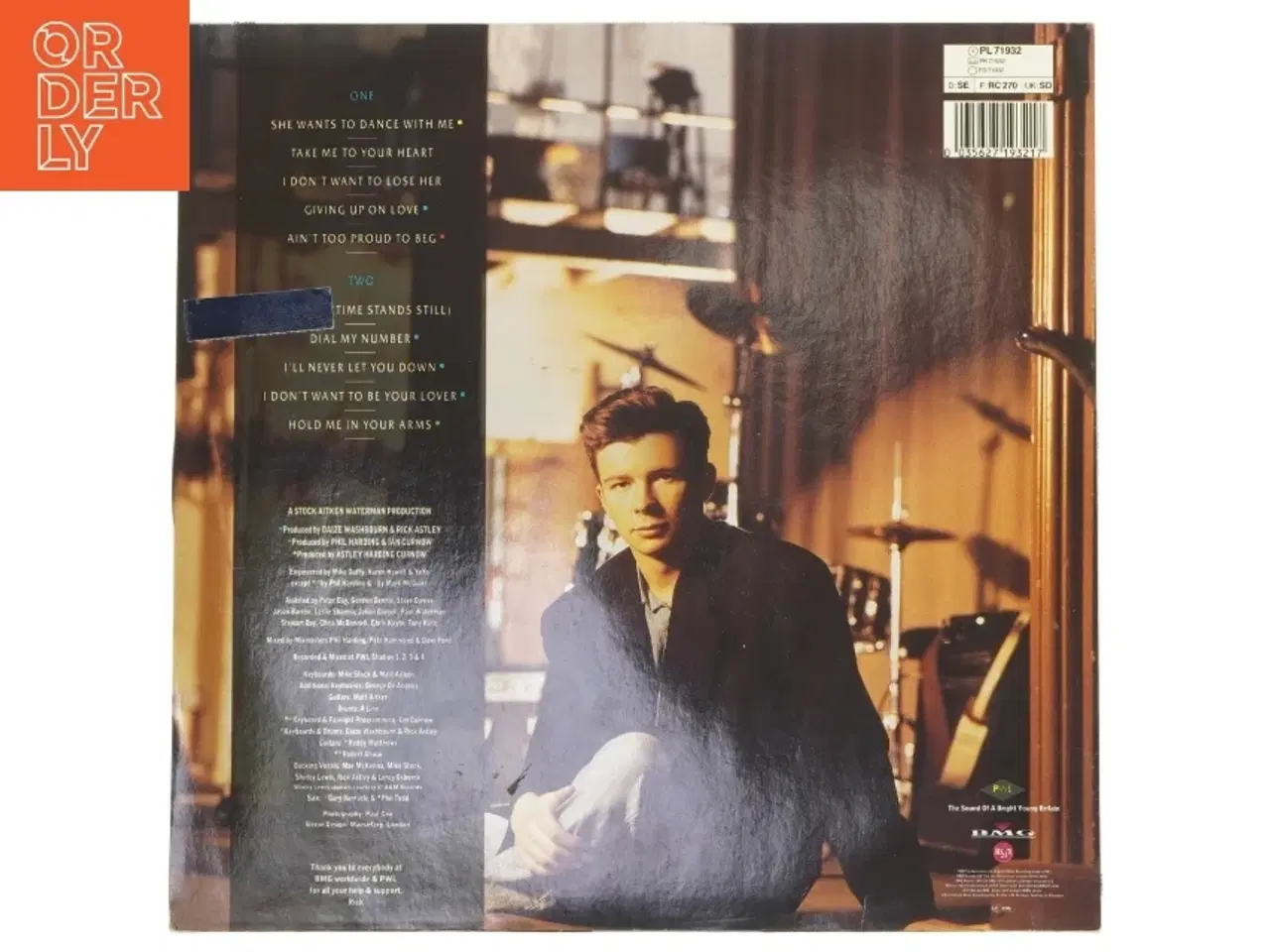 Billede 2 - Rick Astley - Hold Me in Your Arms LP