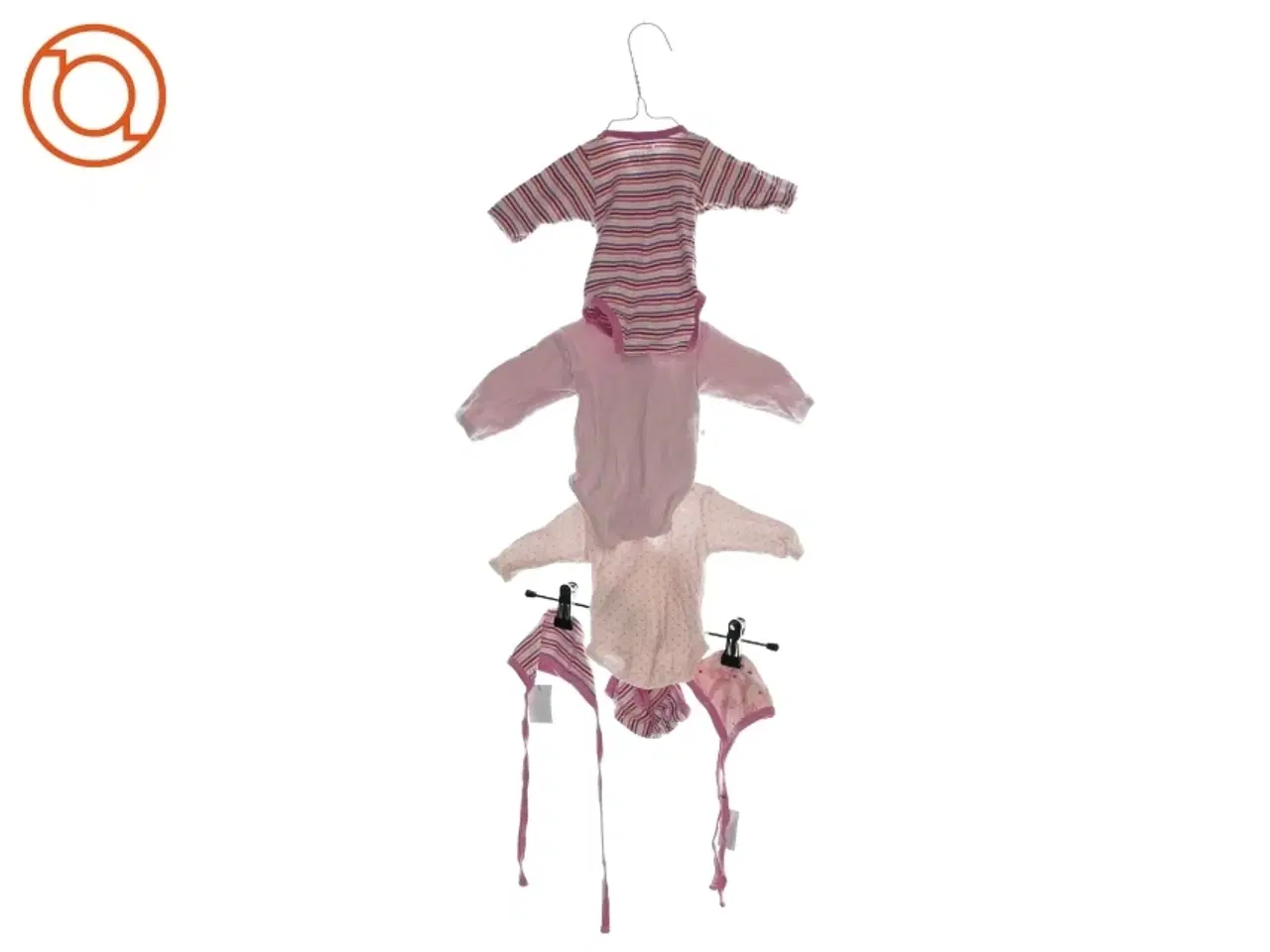 Billede 2 - Langærmet bodystockings med huer (3 styks) (str. 40 /0-1 mdr.)