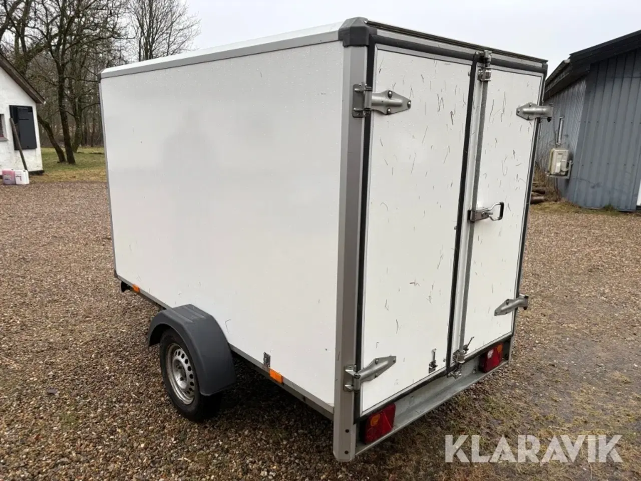Billede 3 - Lukket trailer Variant B715C2 750 kg. med bremser