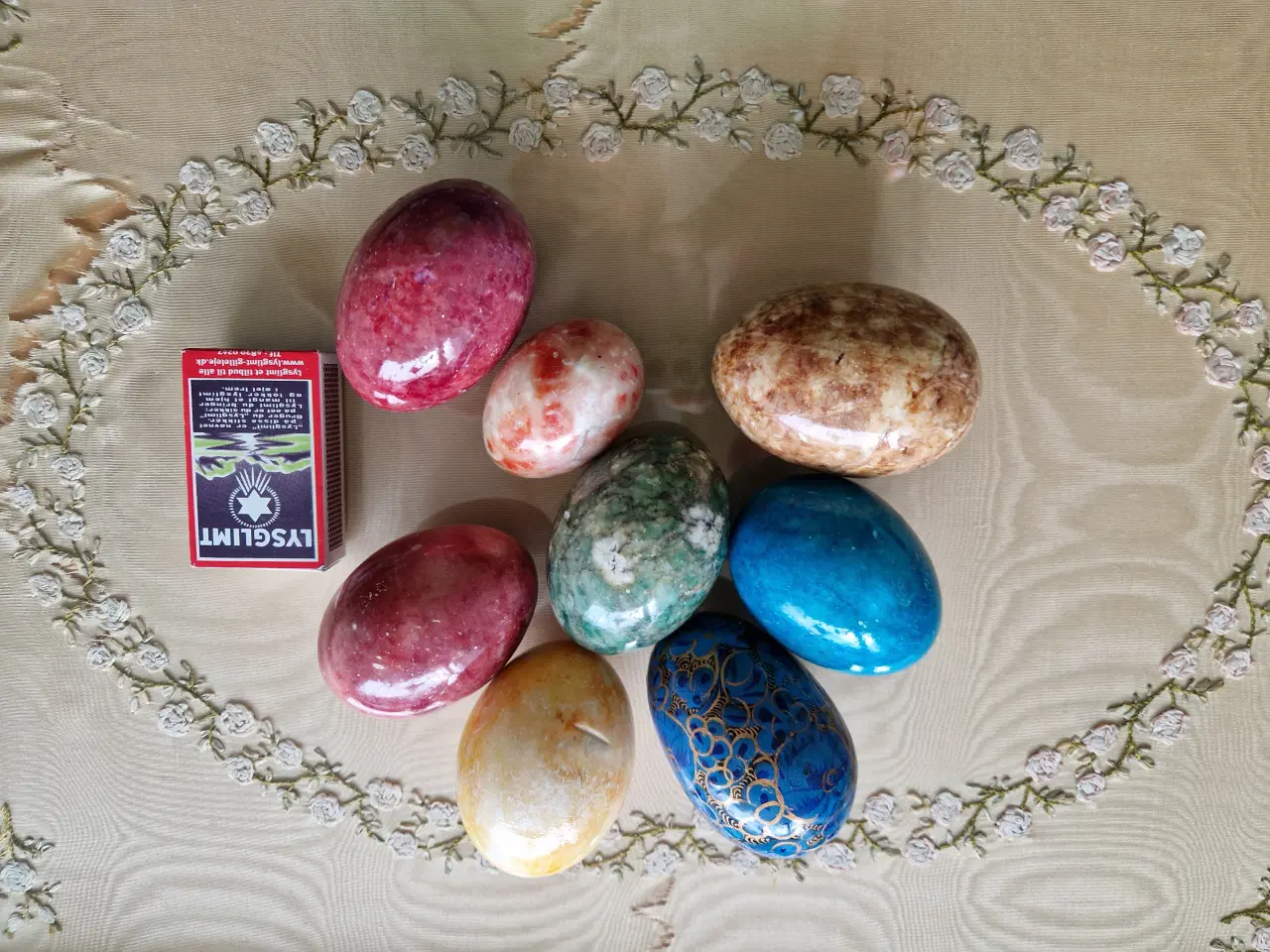 Billede 1 - Marmor/alabast æg