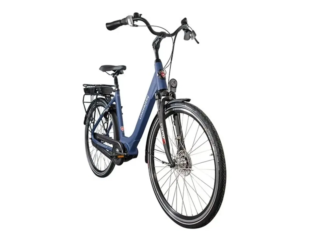 Billede 5 - Lindebjerg 28'' Elcykel Center LUX - Mat blå - 46cm