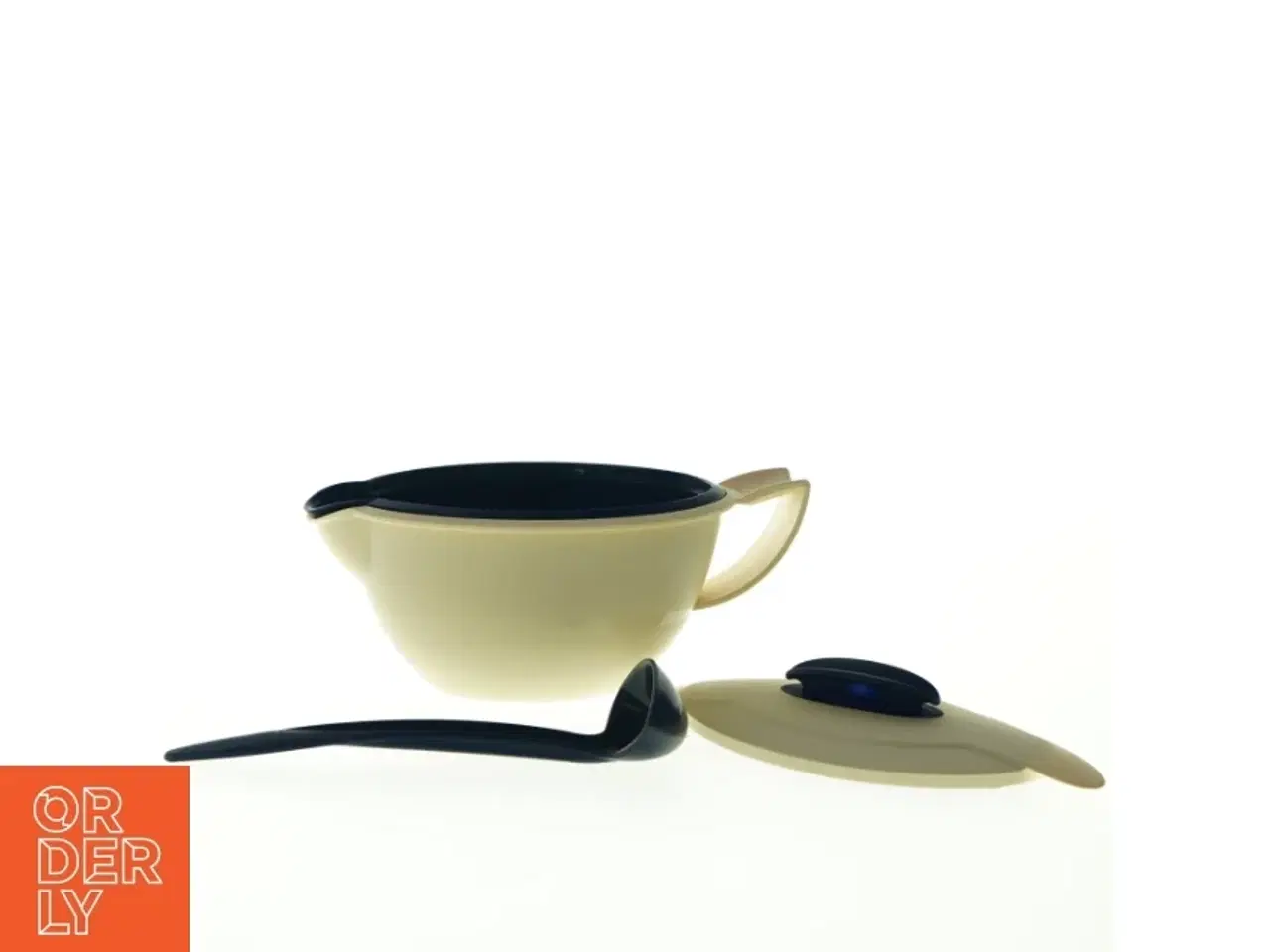 Billede 3 - Sovsekande med låg og øse fra Tupperware (str. 22 x 12 cm)