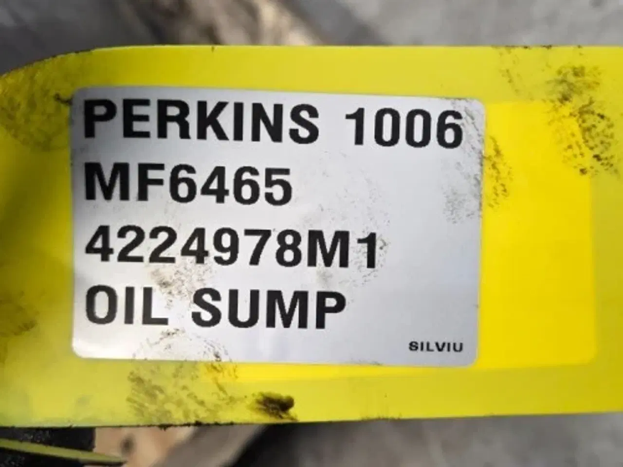 Billede 2 - Perkins 1006 Bundkar 4224978M1