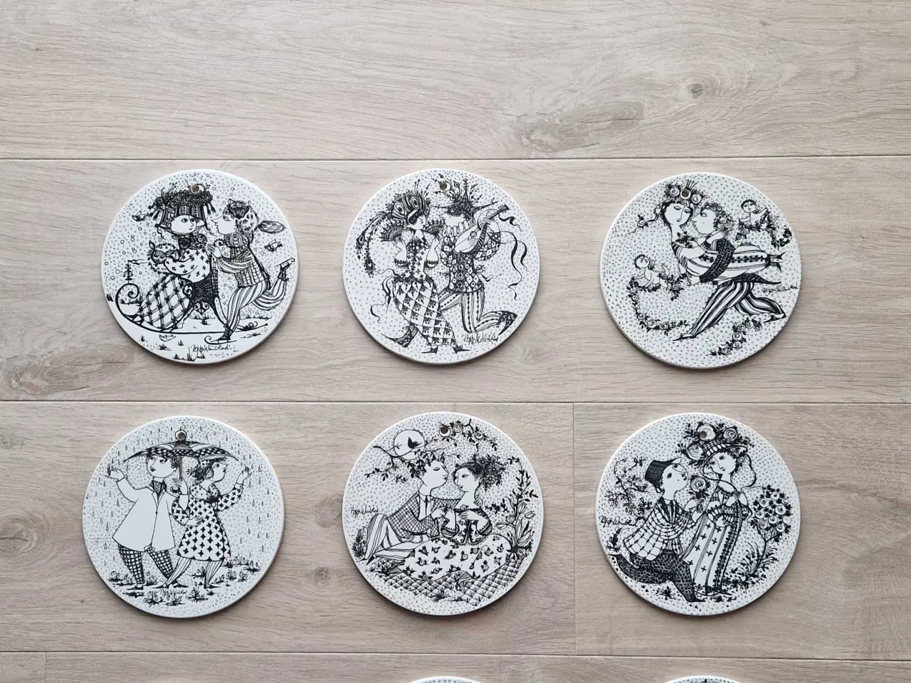 Billede 2 - Bjørn Wiinblad Måneds Platter