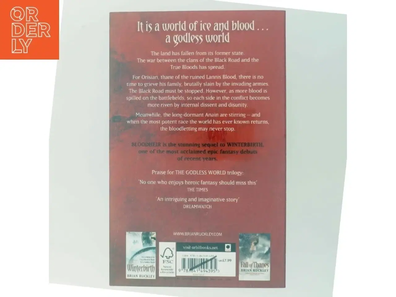 Billede 3 - Bloodheir af Brian Ruckley (Bog)