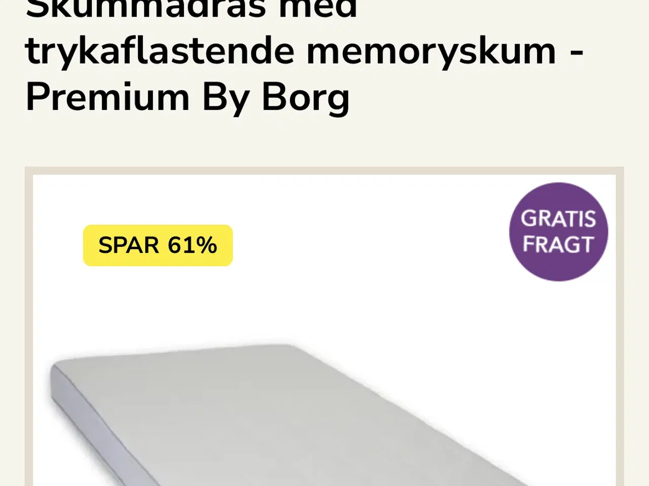 Billede 3 - Fineste hus seng incl madras.