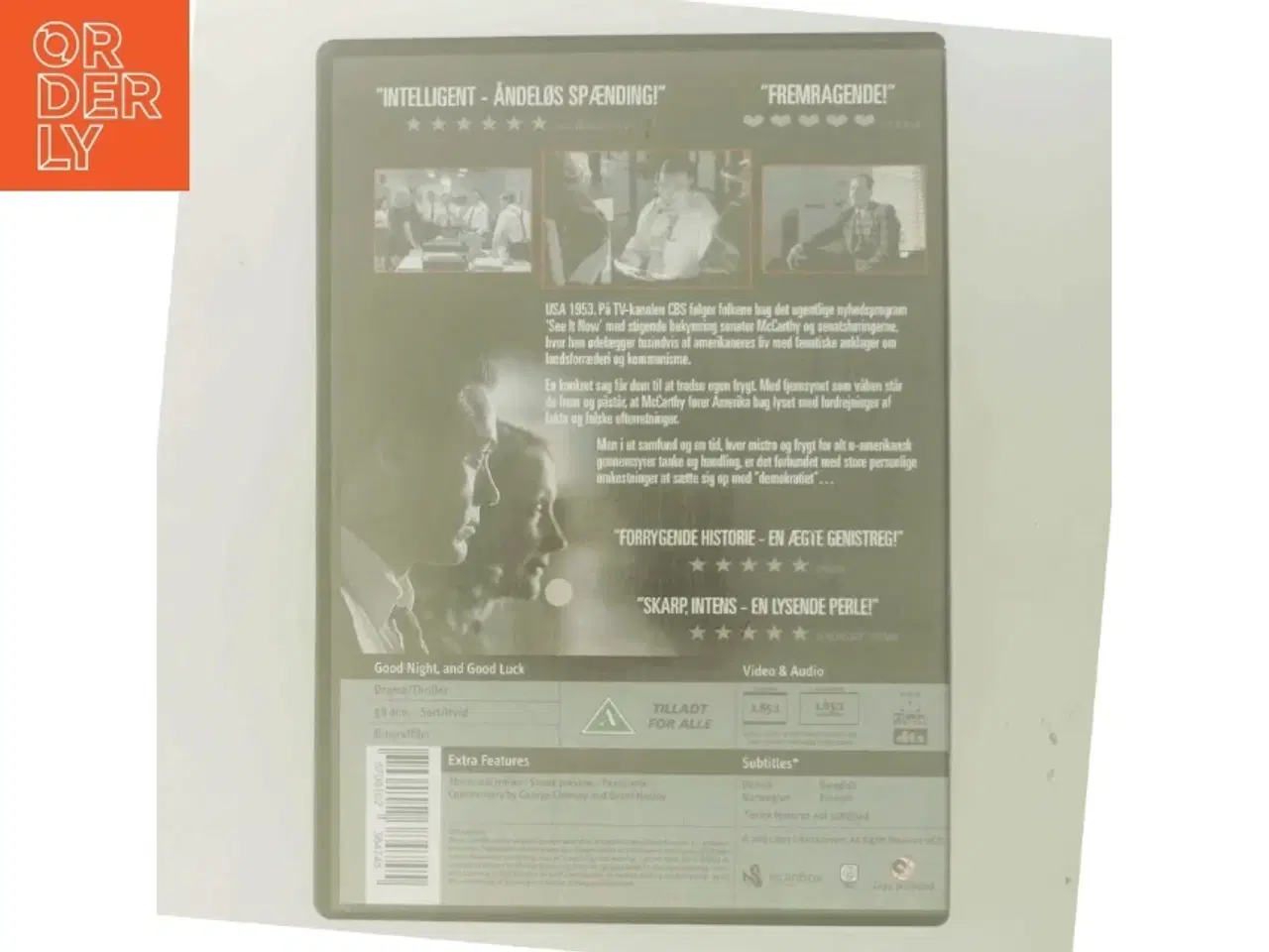 Billede 3 - Goodnight and Good Luck med David Strathairn (DVD)