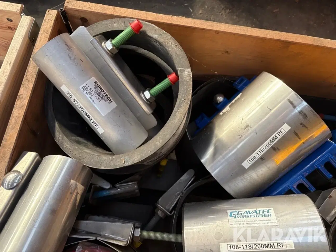 Billede 5 - Rørreperationsmuffer Eurotech og Gavatec rørsystemer 1 palle