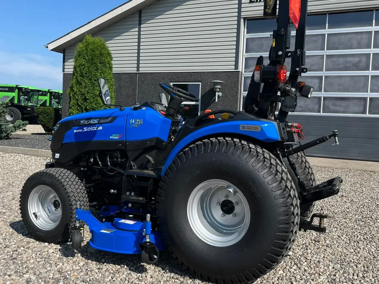 Billede 4 - Solis 26 HST Hydrostat Turf hjul og klipperbord