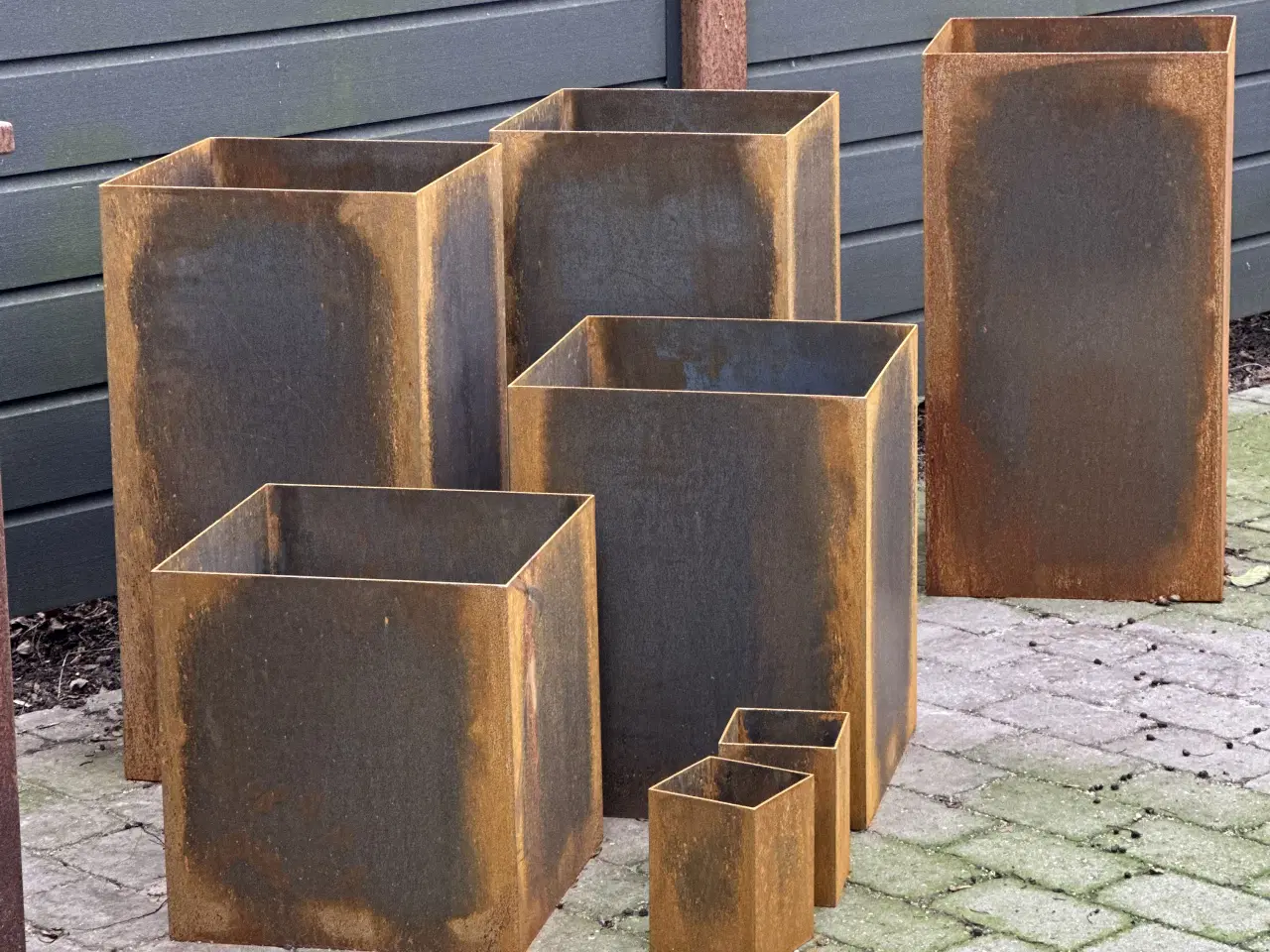 Billede 1 - Corten Plantekasse/krukke
