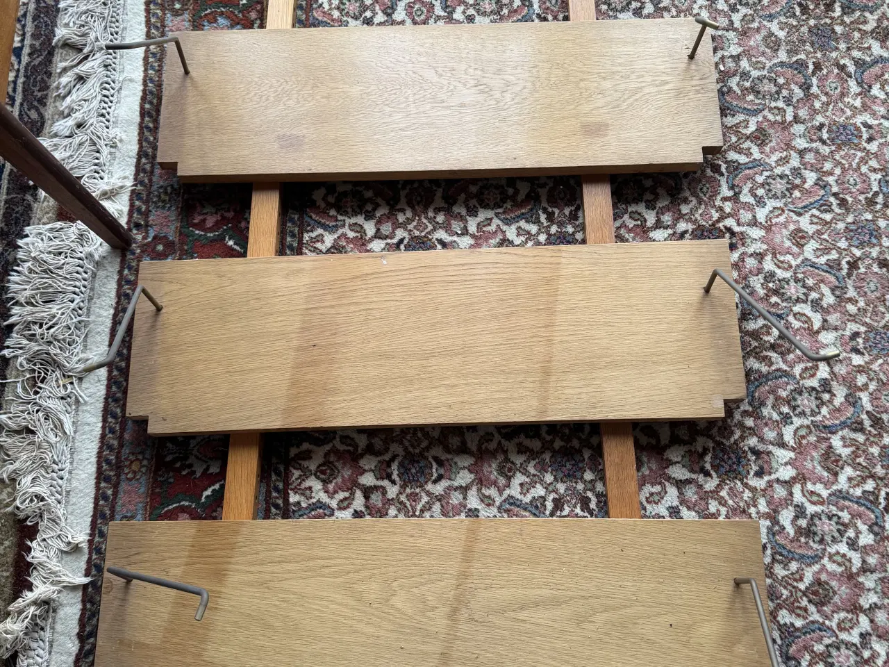 Billede 1 - Ophængt Teak reol 2 vanger 4 hylder