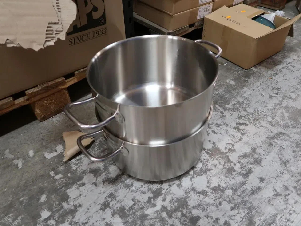 Billede 1 - 4 stk. Gryde 15,2 ltr diam 320 mm