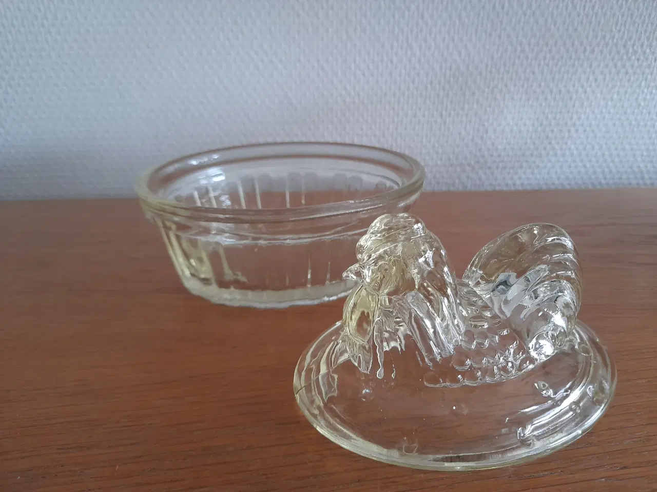 Billede 3 - Gylden/gul glas høne