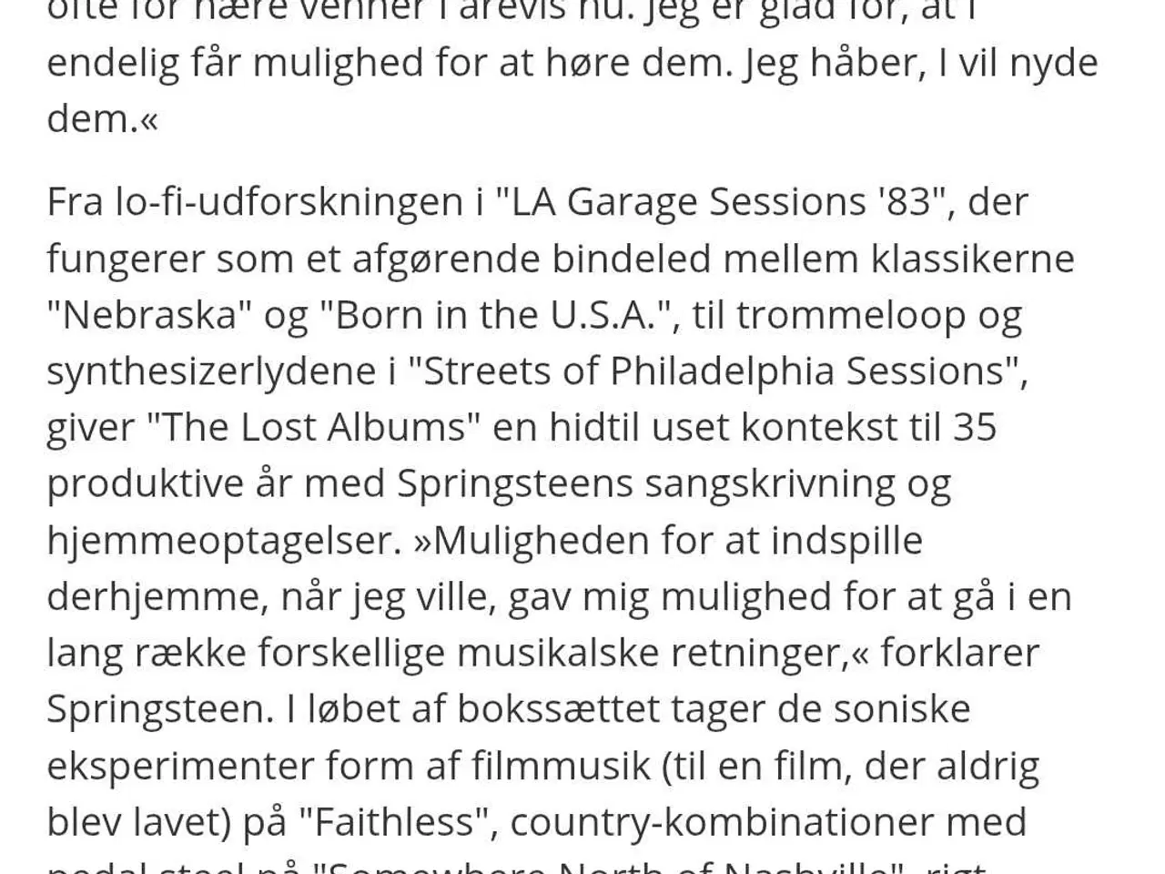 Billede 10 - Bruce Springsteen the lost albums box, cd