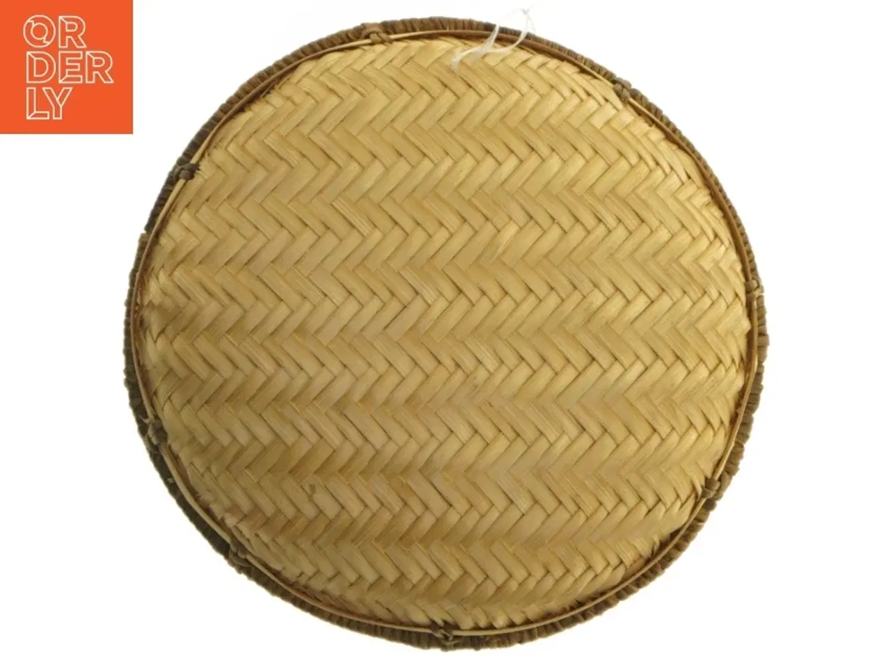 Billede 6 - Afrikansk dekoreret flettet skål (str. Ø 19 cm)